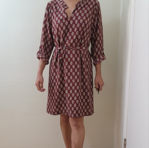 Bobeau garnet shift dress Medium - Picture 3 of 8